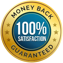 100% satisfaction, 60-day money-back guarantee