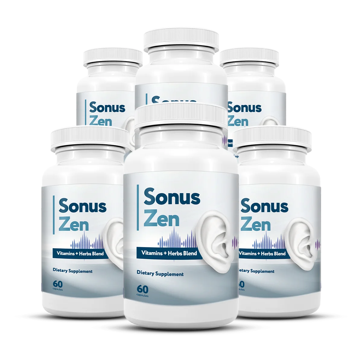 SonusZen six-bottle package — best value bundle with free US shipping